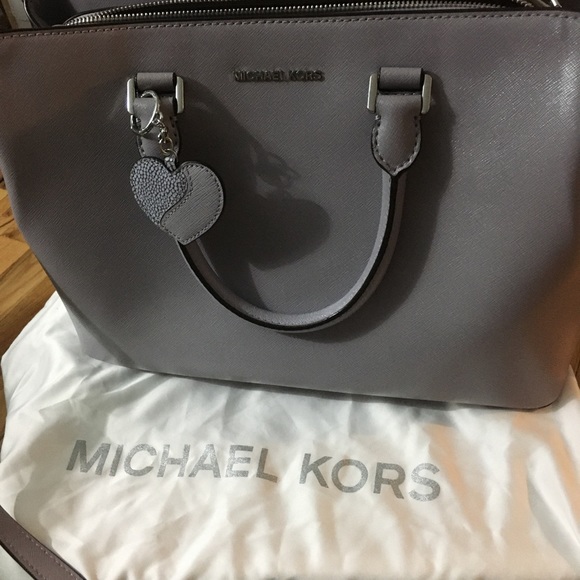 Michael kors savannah large satchel lilac - Picture 1 of 7